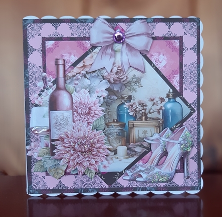 Vintage Beauty and Wine Topper by Lorrae Nicklen