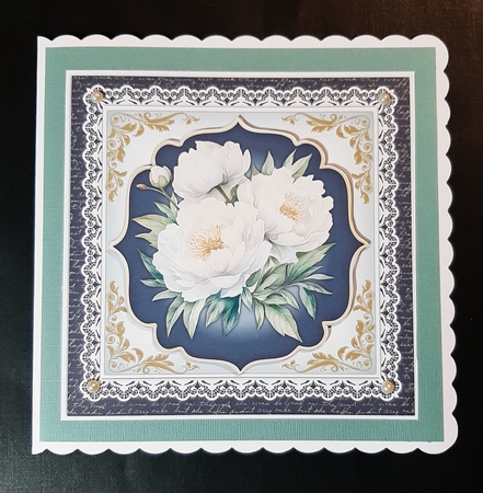 8x8 Mini Kit, Gorgeous White Peony Roses by Lorrae Nicklen
