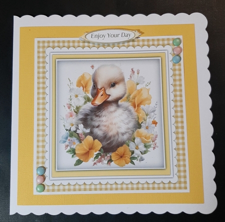8x8 Mini Kit, Gorgeous Duck in Flowers by Lorrae Nicklen