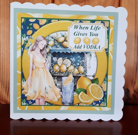 When life gives you lemons...add vodka card front by Lorrae Nicklen