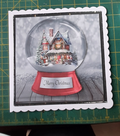 Christmas snow globe  by Lorrae Nicklen