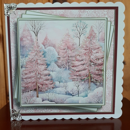 Pink Winter Forest Multi Topper Kit by Lorrae Nicklen