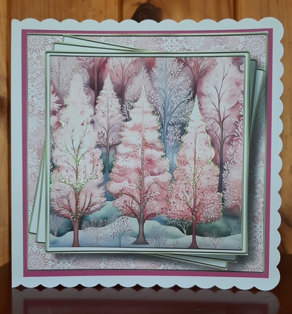 Pink Winter Forest Multi Topper Kit by Lorrae Nicklen