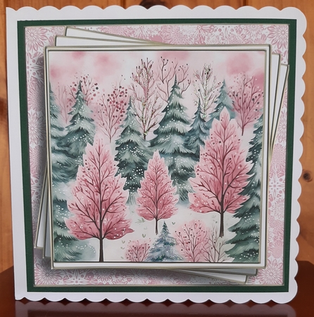 Pink Winter Forest Multi Topper Kit by Lorrae Nicklen