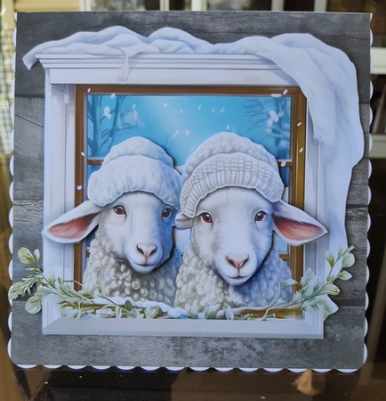 winter sheep by Lorrae Nicklen