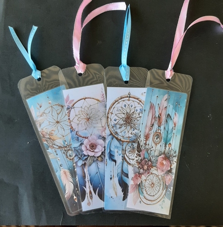 Watercolor Dreamcatcher Bookmarks by Lorrae Nicklen