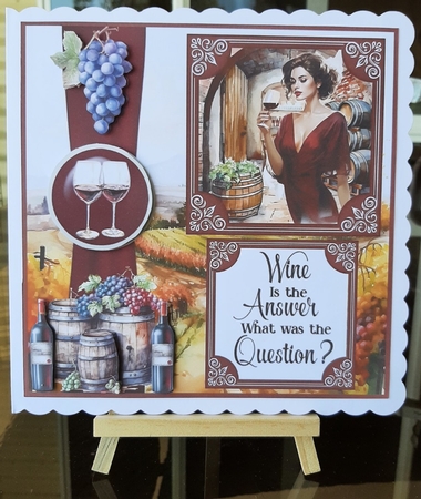 Female vineyard card front  by Lorrae Nicklen