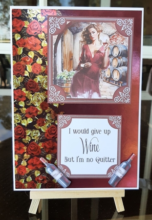 Female vineyard card front  by Lorrae Nicklen