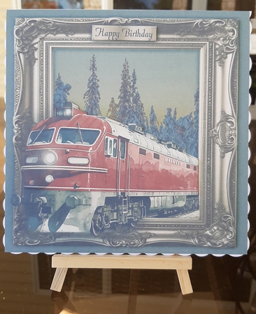 train out of the frame by Lorrae Nicklen