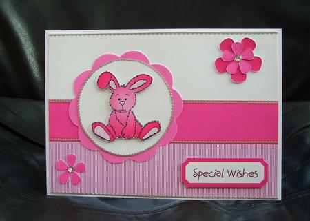 Pink Rabbit Topper by Anna Jones