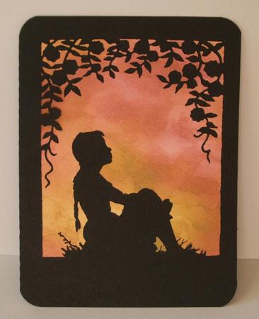 Girl Under Tree by Anna Stretton