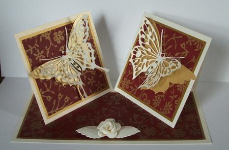 4 Butterflies and Humming Bird by Anna Stretton