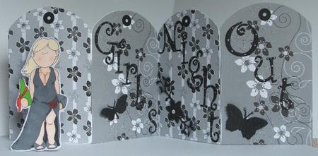 Little Black Dress Doodles Digital Stamp by Anna Stretton