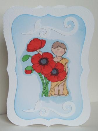 Poppy Doodles Digital Stamp by Anna Stretton