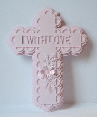 Scalloped Layered Cross Toppers by Anna Stretton