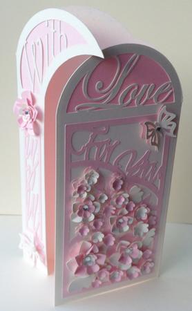 With Love For You Shaped Gatefold Card / / by Anna Stretton