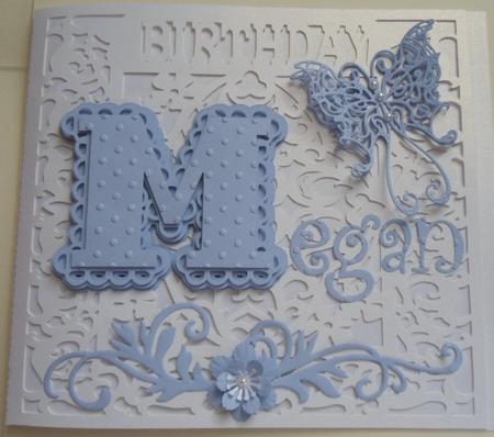 Scalloped Layered Letter Alphabet by Anna Stretton