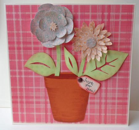 Spring Flowers & Pot Cutting Files For Silhouette & Cameo by Anna Stretton