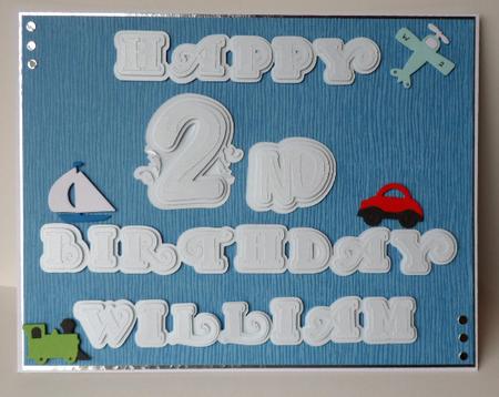 Decoupaged Numbers by Anna Stretton