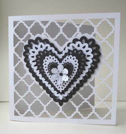 281 Lattice Heart Card and Topper  by Anna Stretton