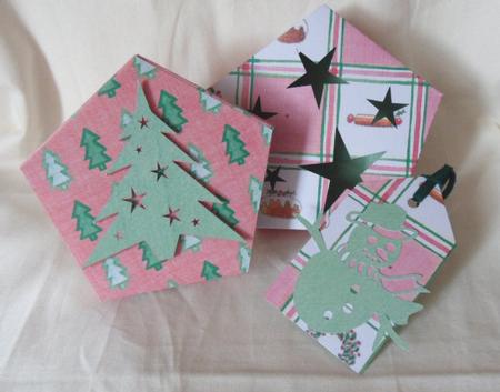 3D Pentagon Box Plain & with Stars - Silhouette Featured Gallery Photo