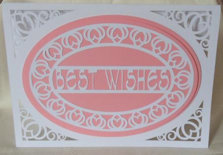 Best Wishes - Oval Flourish Card Featured Gallery Photo