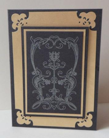 3 Art Nouveau Cards by Anna Stretton