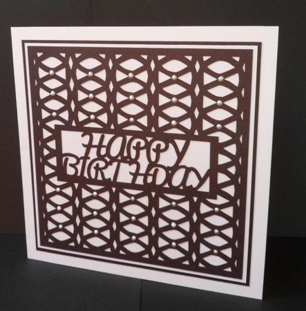 Happy Birthday Card Front File For Silhouette/cameo by Anna Stretton