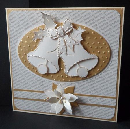 Decoupage Bell Card by Anna Stretton