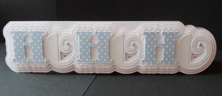 Scalloped Layered Ho Ho Ho Card by Anna Stretton