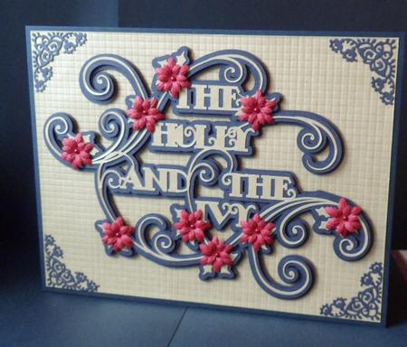 The Holly & the Ivy Swirly Topper by Anna Stretton