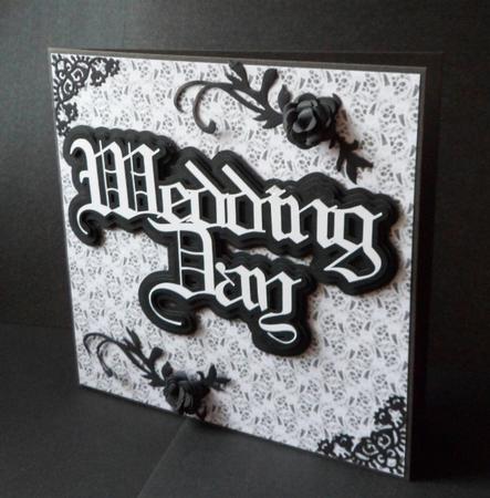 Gothic Style Wedding Topper by Anna Stretton