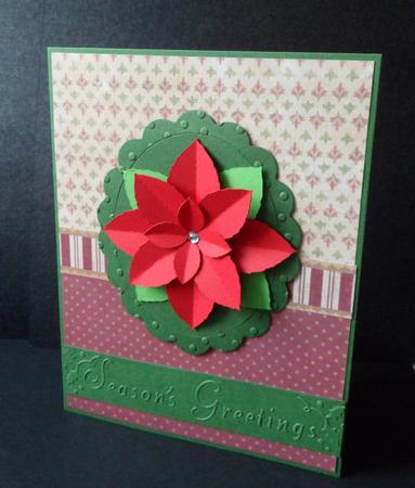 3D Poinsettia Flowers by Anna Stretton