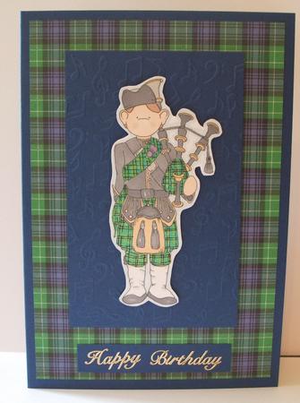 Bagpipe Doodles Digital Stamp by Anna Stretton