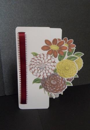 Double Floral Over The Edge Card 1 by Anna Stretton