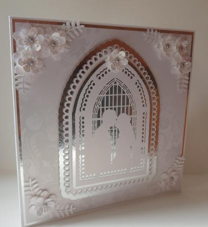 Wedding Couple Silhouette Card + Topper - 2 Cutting Files by Anna Stretton