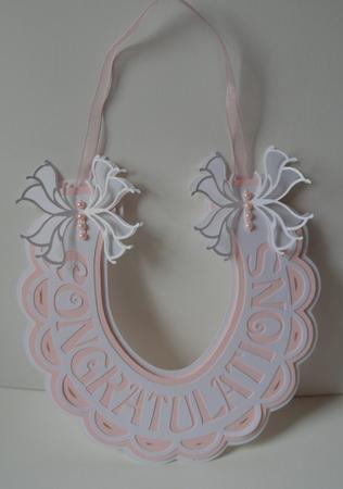 Wedding Horseshoe Congratulations by Anna Stretton