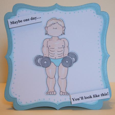 Dumb Bell Doodles Digital Stamp by Anna Stretton
