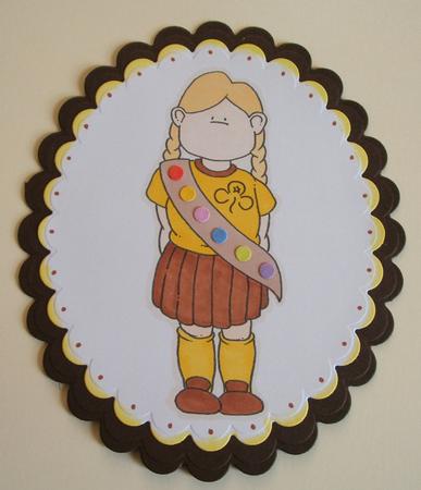 Brownie Doodles Digital Stamp by Anna Stretton