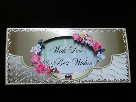 Letter Fold Aperture Card with Flowers & Butterflies 4 by Anna Babajanyan