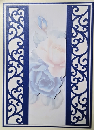 Lge DL Faded Roses by Annatjie van Wyk