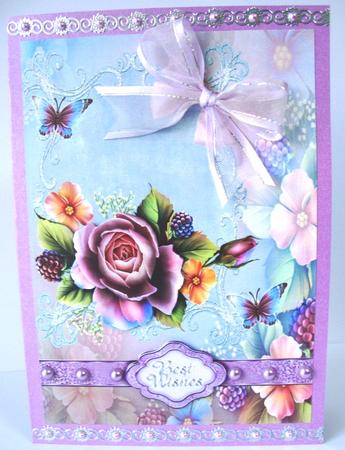 Beautiful English Flowers A4 by Annatjie van Wyk