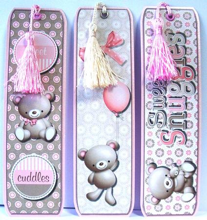 Teddy Snuggles Bookmarks by Annatjie van Wyk