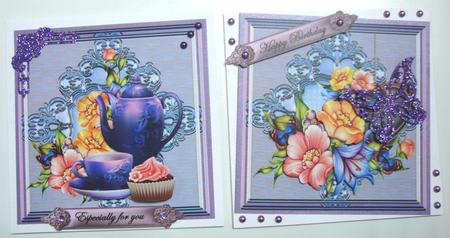 Floral Toppers and Tags by Annatjie van Wyk