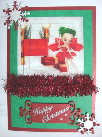 Christmas Fairy Square Pyramage by Annatjie van Wyk