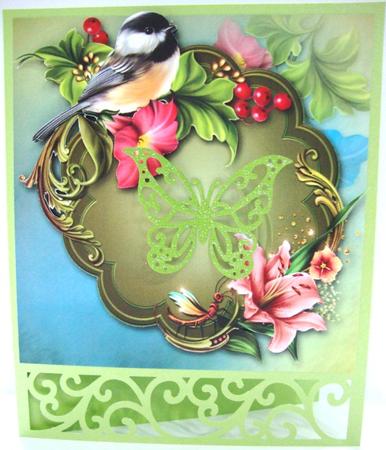Gorgeous Summer Plaque Topper with Decoupage by Annatjie van Wyk