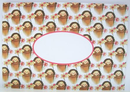 Hedgehog Backing Sheet by Annatjie van Wyk