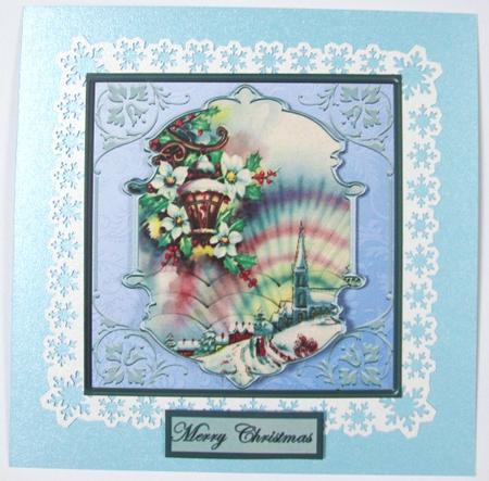 The Meaning of Christmas Card with a Topper by Annatjie van Wyk