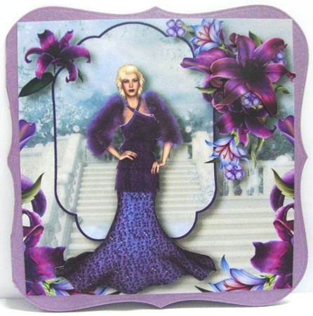 Evening Glam & Deep Purple Lilies Mini Kit by Annatjie van Wyk