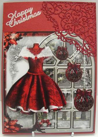 Shaped Over the Edge Topper the Christmas Dress by Annatjie van Wyk